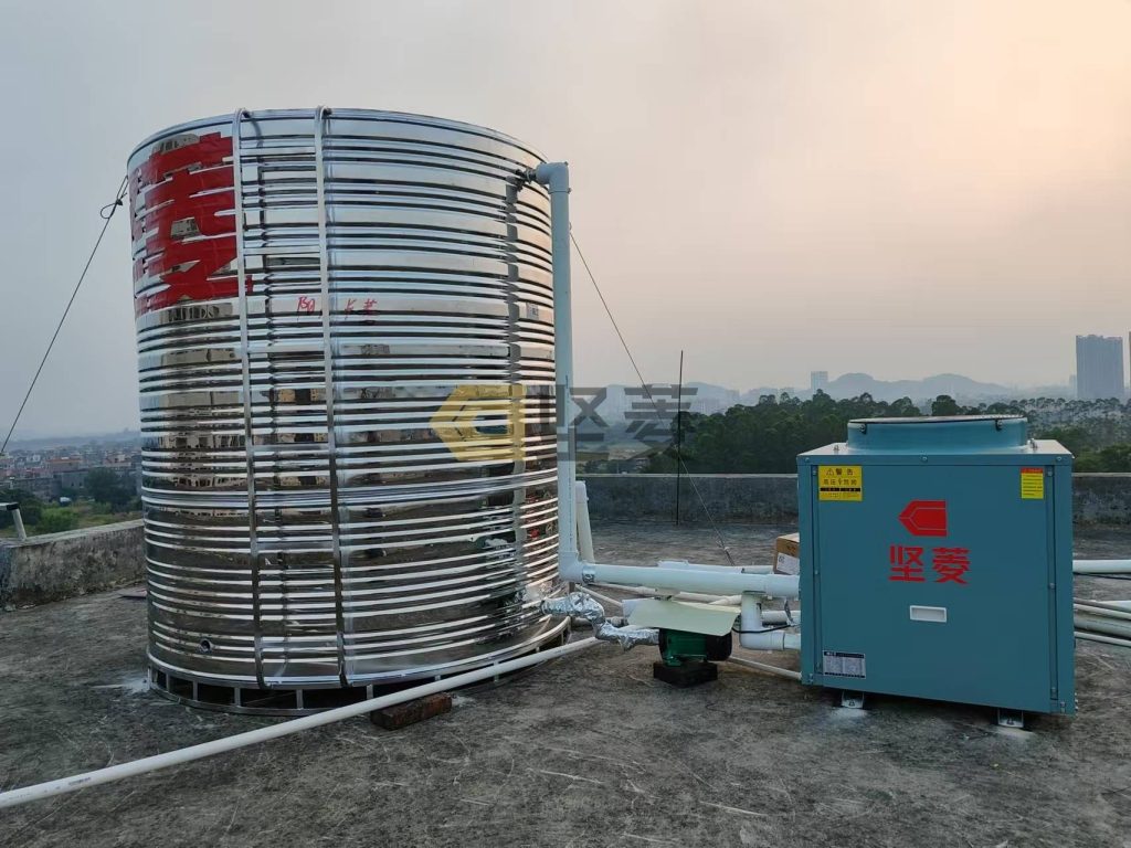 坚菱空气能上元新村出租屋商用热水案例——20250308插图